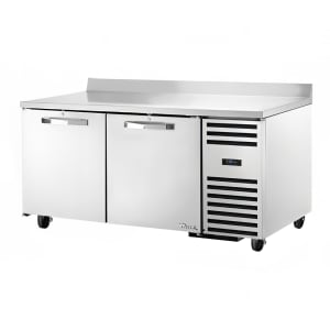 598-TWT67HD 67" Worktop Refrigerator w/ (2) Sections, 115v