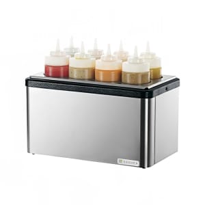 003-87340 Countertop Squeeze Bottle Station, Includes (8) 16 oz TableCraft® Squeeze Bottles
