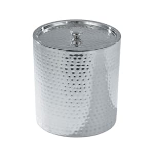 002-T720DW 3 gal Hammered Double Wall Ice Cream Chiller With Cover, Stainless Steel