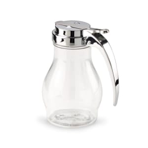 175-1214 16 oz Dripcut® Teardrop Dripcut Server - Polycarbonate, Chrome Top