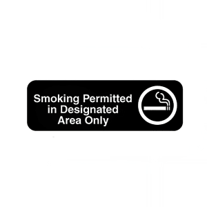 175-4544 Caution/Watch Your Step Sign - 3" x 9", White on Black