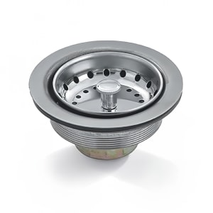 175-7400P 3 1/2" Strainer for Drop In Sinks, Stainless Steel