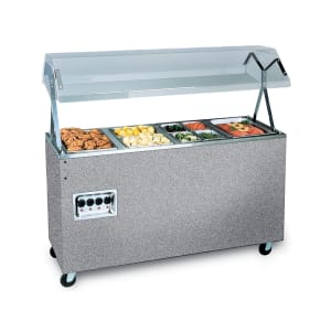 175-38770 60" Hot Food Table w/ (4) Wells & Enclosed Base, 120v