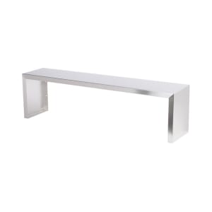 175-38034 61 1/4" Double Deck Overshelf - 61 1/4" x 10" x 26", Stainless