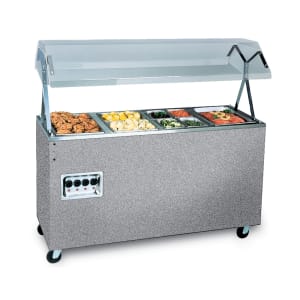 175-38710 60" Hot Food Table w/ (4) Wells & Enclosed Base, 120v