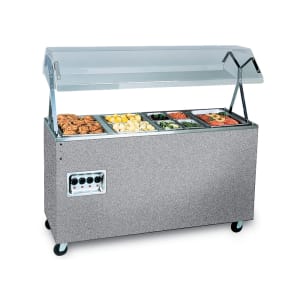 175-39731 60" Hot Food Table w/ (4) Wells & Enclosed Base, 120v