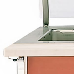 175-39860 60" Cutting Board - Fold-Down Mounting, Poly
