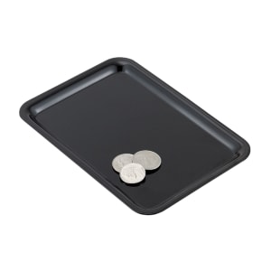 175-100006 Tip Tray, Oblong, 4 1/2" x 6 1/2", Black, Scratch Resistant