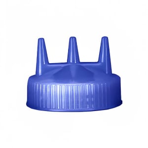 175-330044 Tri-Tip Replacement Cap - For 16,24,32 oz, Wide Mouth, Blue