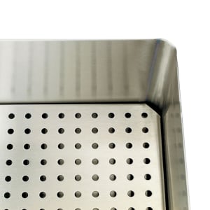 175-369152 60" Perforated False Bottom - For Cold Food Pan Station