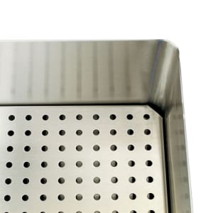 175-369142 46" Perforated False Bottom - For Cold Food Pan Station