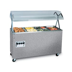 175-387672 46" Hot Food Table w/ (3) Wells & Enclosed Base, 208 240v/1ph