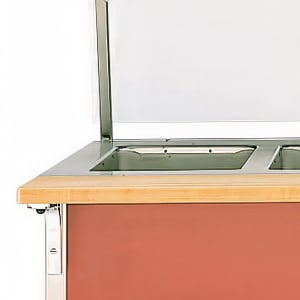 175-375512 46" Cutting Board - 8" Overall Width, Wood