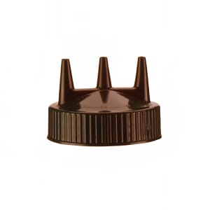 175-330001 Tri Tip Replacement Top for 16, 24 & 32 oz Wide Mouth, Brown