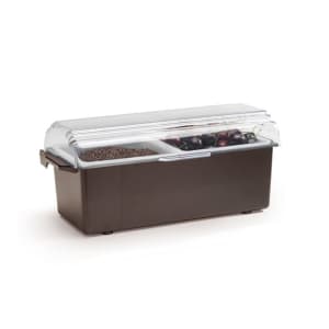 175-474001 (2) Compartment Bar Garnish Tray - Domed Lid