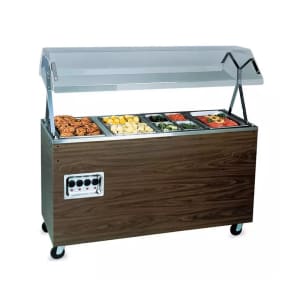 175-399352 46" Hot Food Table w/ (3) Wells & Enclosed Base, 208 240v/1ph