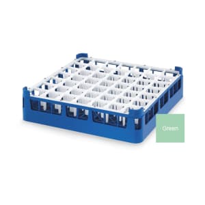 175-527851 Signature Glass Rack w/ (49) Compartments - Green