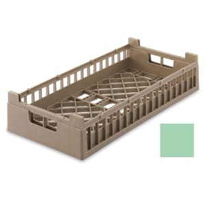 175-528001 Open Dishwasher Rack - Short, Half-Size, Green