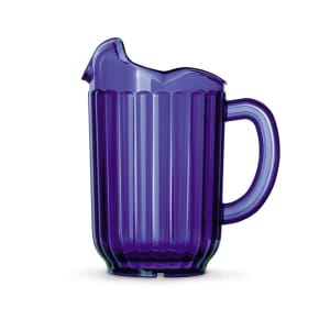175-601044 60 oz Plastic Pitcher w/ (3) Lips, Cobalt