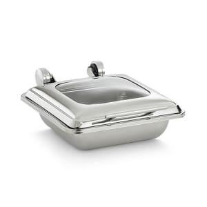 175-4644020 5 3/5 qt Two Third Size Induction Chafer w/ Glass Lid, Stainless