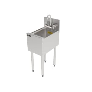 199-TS12DS Underbar Dump Sink w/ 14"L x 10"W x 9 1/4"D Bowl