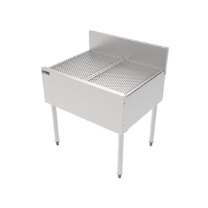 199-TSF30DB Underbar Freestanding Drainboard - 6" Backsplash, 30" x 24"
