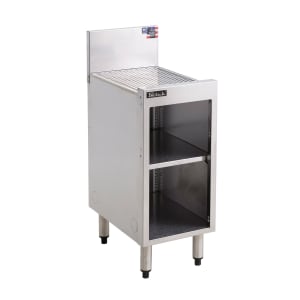 199-TS12SC 12" Stationary Storage Cabinet w/ Open Base, 18 9/16" Front to Back