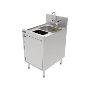 199-TSF18DSTR 18" Stationary Storage Cabinet, 24" Front To Back