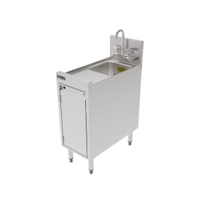 199-TSF12CM 12" Stationary Chemical Storage Cabinet, 24" Front To Back