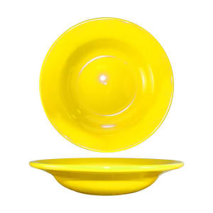 129-CA3Y 12 oz Round Cancun™ Soup Bowl - Ceramic, Yellow