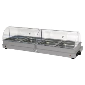 516-WTBS4NHDSS 45" Countertop Buffet Warmer w/ (4) Half Size Pans - Stainless, 120v