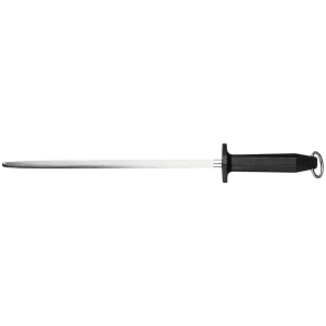 132-M14512 12" Sharpening Steel w/ Polypropylene Handle, High Carbon German Steel
