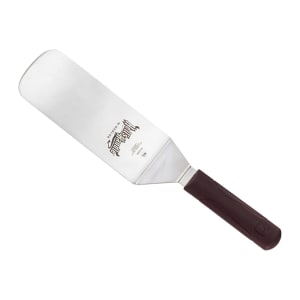 132-M18300 8" x 3" Turner w/ Red Nylon Handle, Stainless Steel