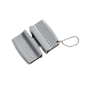 132-M15940 Dual Sharpener Keychain - Gray
