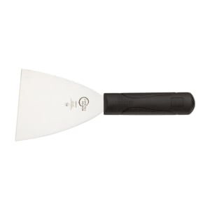 132-M18690 9 1/4" Grill Scraper w/ Black Polypropylene Handle, High Carbon Japanese Steel