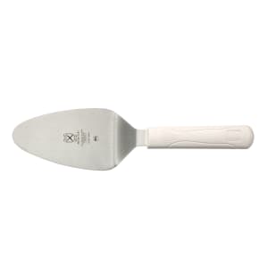 132-M18770WH 11" Pie Knife w/ White Polypropylene Handle, High Carbon Japanese Steel