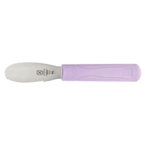 132-M18780PU 3 1/2" Sandwich Spreader w/ Purple Polypropylene Handle, High Carbon Japanese Steel