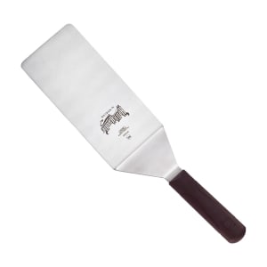 132-M18350 8" x 4" Turner w/ Red Nylon Handle, Stainless Steel
