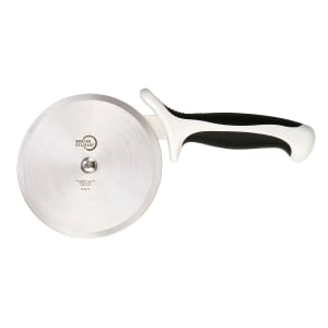 132-M18615WH 5" Pizza Cutter w/ White Santoprene®/Polypropylene Handle, High Carbon Japanese Steel
