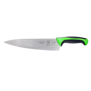 132-M22610GR 10" Chef's Knife w/ Green Santoprene®/Polypropylene Handle, High Carbon Japanese Steel