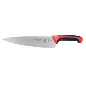 132-M22610RD 10" Chef's Knife w/ Red Santoprene®/Polypropylene Handle, High Carbon Japanese Steel