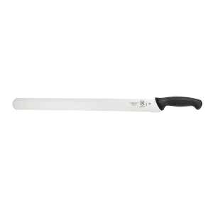 132-M23114 18" Cake Knife w/ Black Santoprene®/Polypropylene Handle, High Carbon Japanese Steel