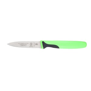 132-M23930GR 3" Paring Knife w/ Green Santoprene®/Polypropylene Handle, High Carbon Japanese Steel