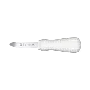 132-M33027A 2 3/4" Oyster Knife w/ White Polypropylene Handle, High Carbon Japanese Steel