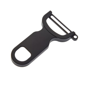 132-M33071BKB "Y" Peeler w/ Straight Edge, Ergonomic Polypropylene Handle, Black