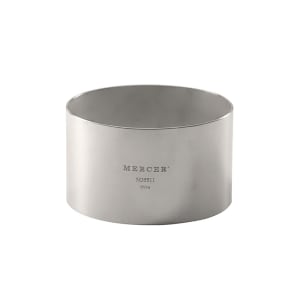 132-M35511 Round Pastry Mold - 3" x 1 3/4", Stainless Steel