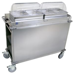516-CBCHHH 55 1/2" Hot Food Table w/ (3) Wells & Undershelf, 120v