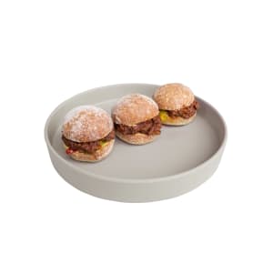 151-2201710102 10" Round Melamine Plate, Ash