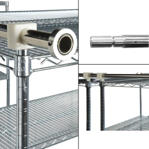 268-FTSTK10 10 ft High Density Track Set, 1 Pair Of Track/Track Joiners