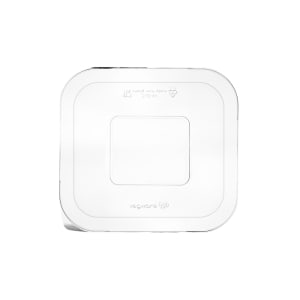 690-V4GLC Flat Lid for 18, 22, & 32 oz Food Containers - PLA, Clear